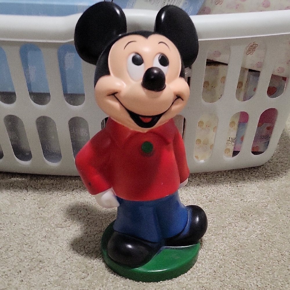 Mickey Mouse Red and Blue Toy Coin Bank